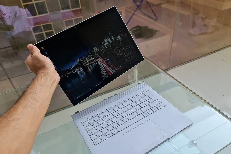 Microsoft Surface Book (Dual Battery) 4k Touch Better than Pro 5 6 - 2 in 1 Detachable X360 Laptop