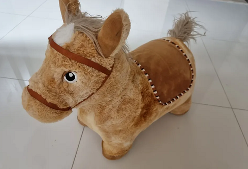 Juniors inflatable horse-image