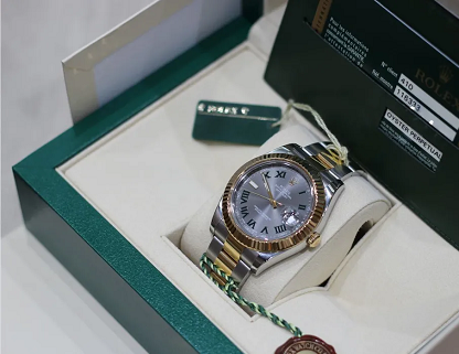 ROLEX 18K S/S DATEJUST II 41MM WITH WIMBLEDON DIAL (BOX & W.CARD)-image