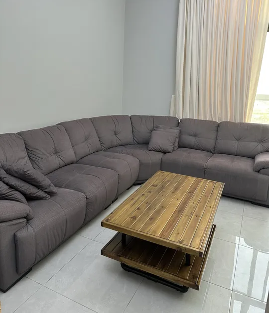 Corner sofa & coffee table-pic_1