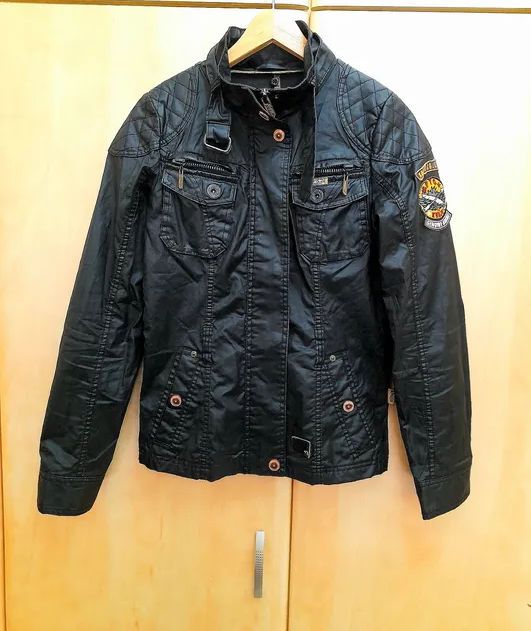 German Brand New Khujo Geninue Leather Vintage Jacket for Immediate SALE!-image