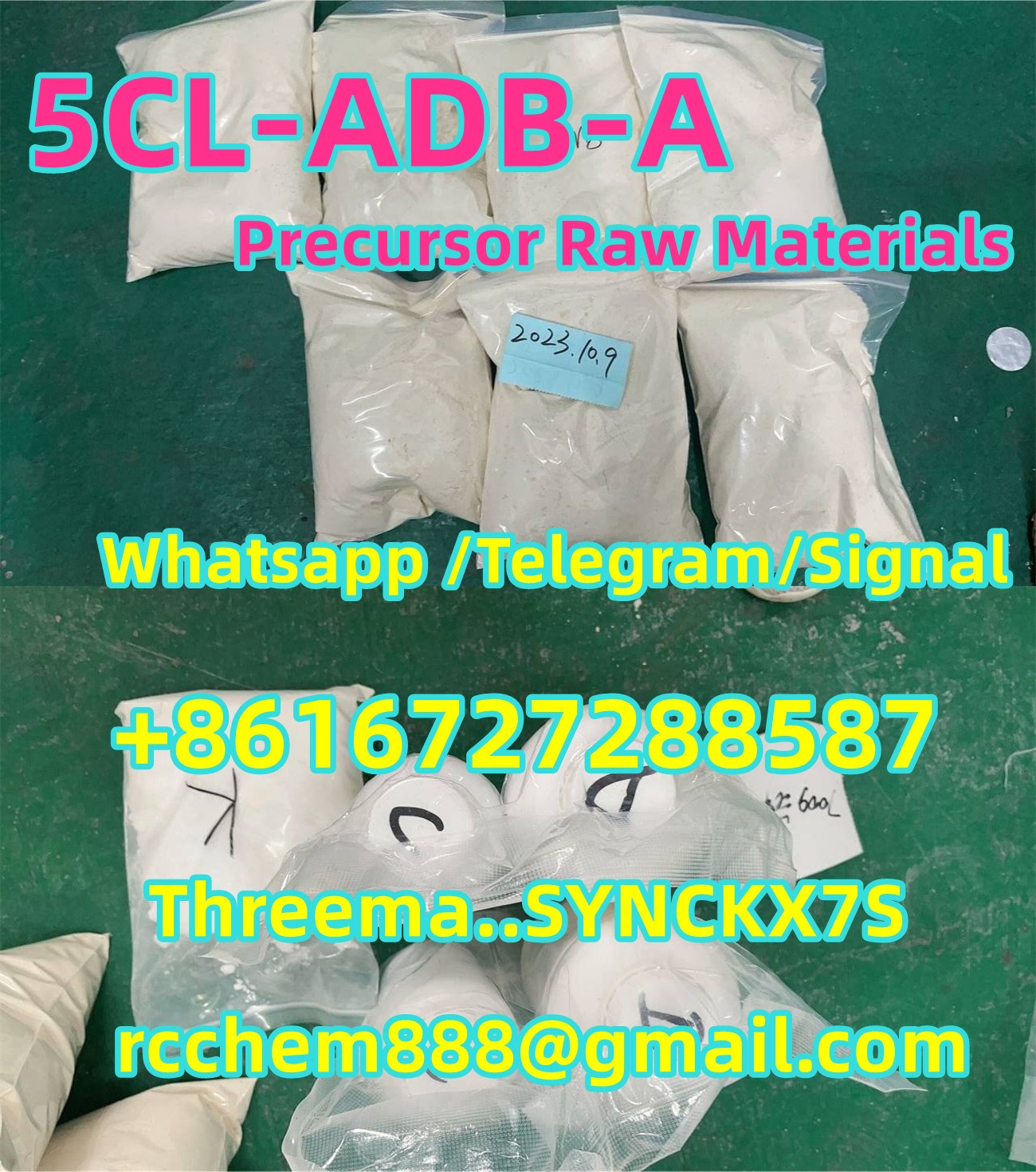 Buy 5cl-adb-a 5cladb raw materials factory price whatsapp +8616727288587