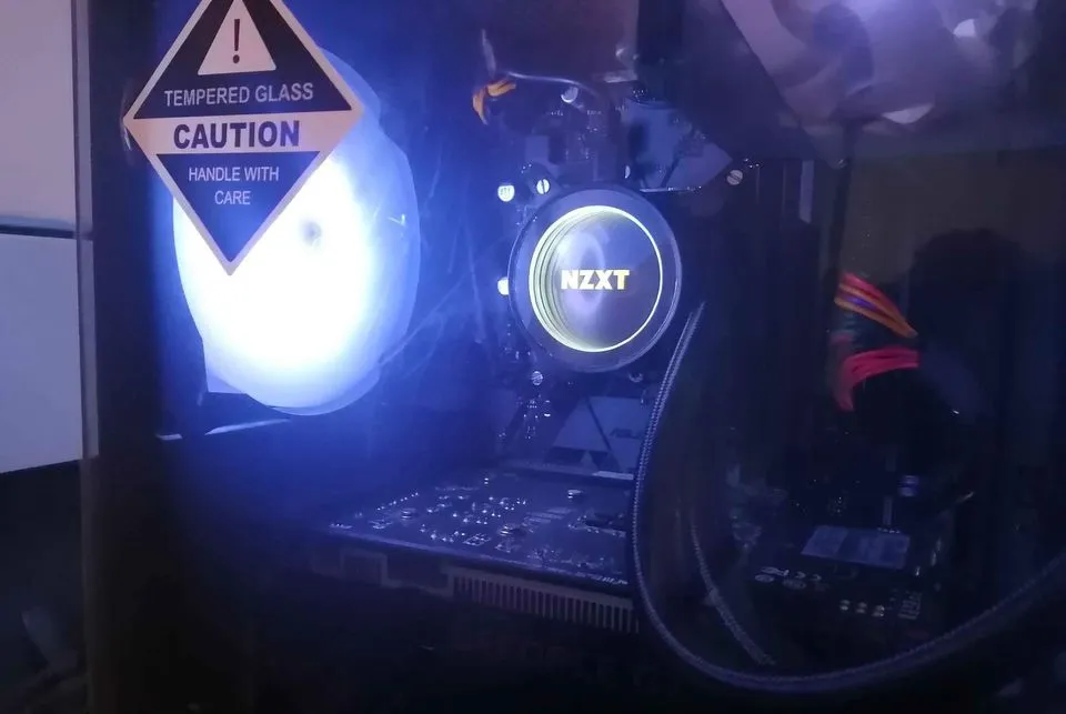 Liquid cooled asus gaming pc full setup exchange possible-pic_1