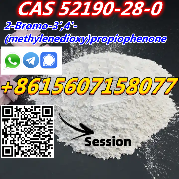 Manufacturer high quality with 99% purity CAS 52190-28-0 2-Bromo-3',4'-(methylenedioxy)propiophenone in large stock warehouse-image