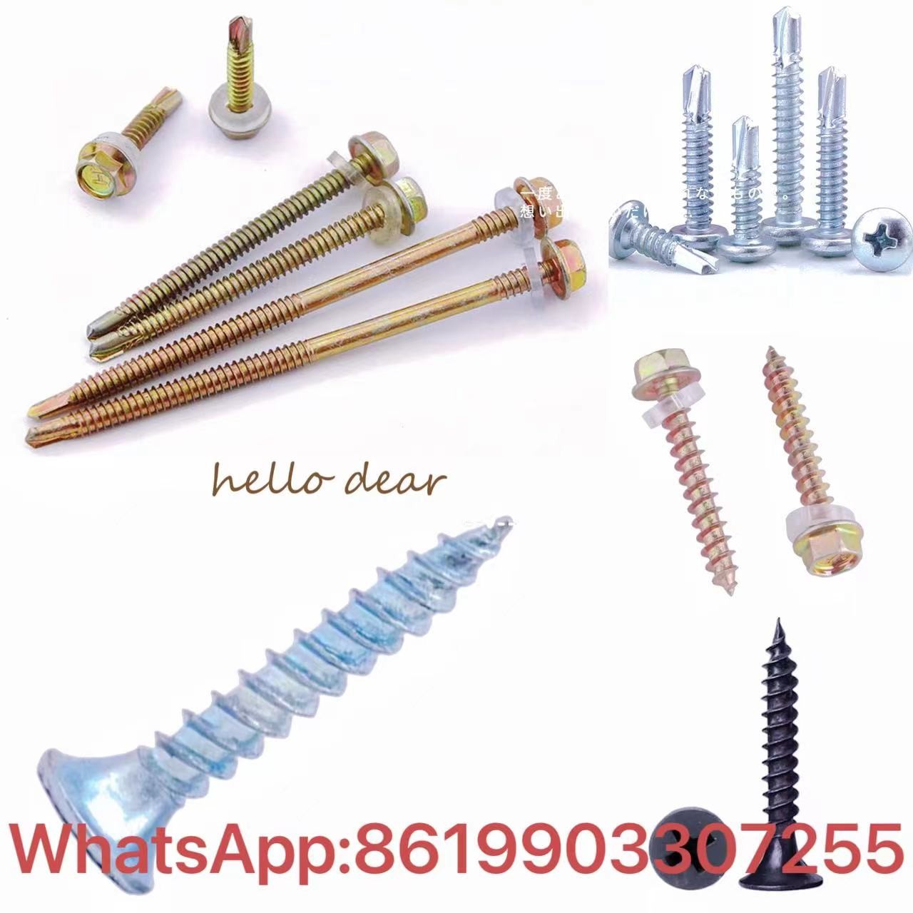 Drilling  screws fastener factory support costomization Whatsapp 8619903307255-pic_1
