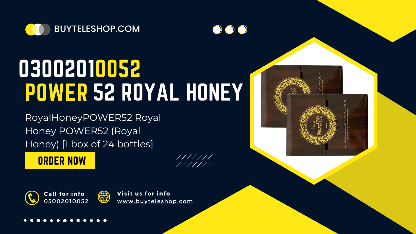 Power 52 Royal Honey In Pakistan | 03002010052