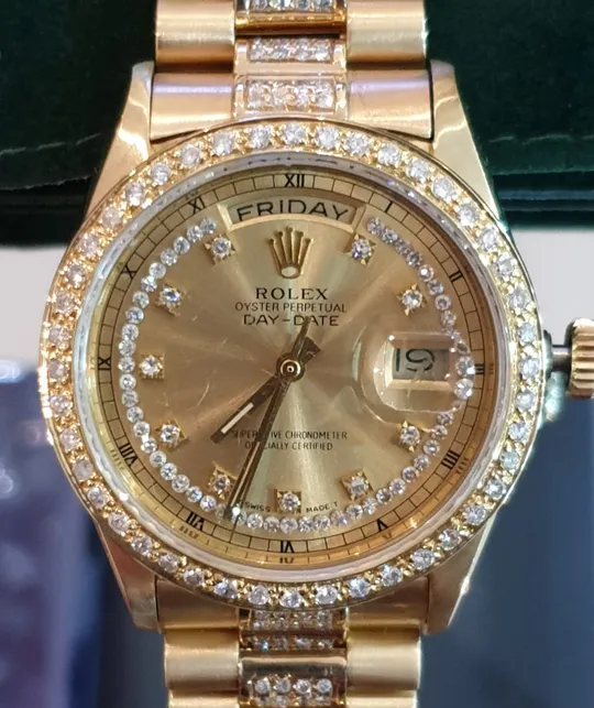ROLEX 18038 PRESIDENTIAL DAY-DATE JUST 565 DIAMONDS-pic_2