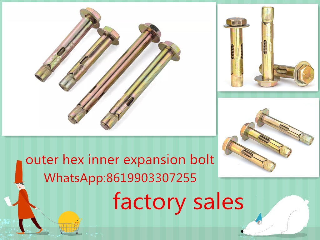 manufacturer’s outer hex inner expansion bolt WhatsApp:8619903307255
