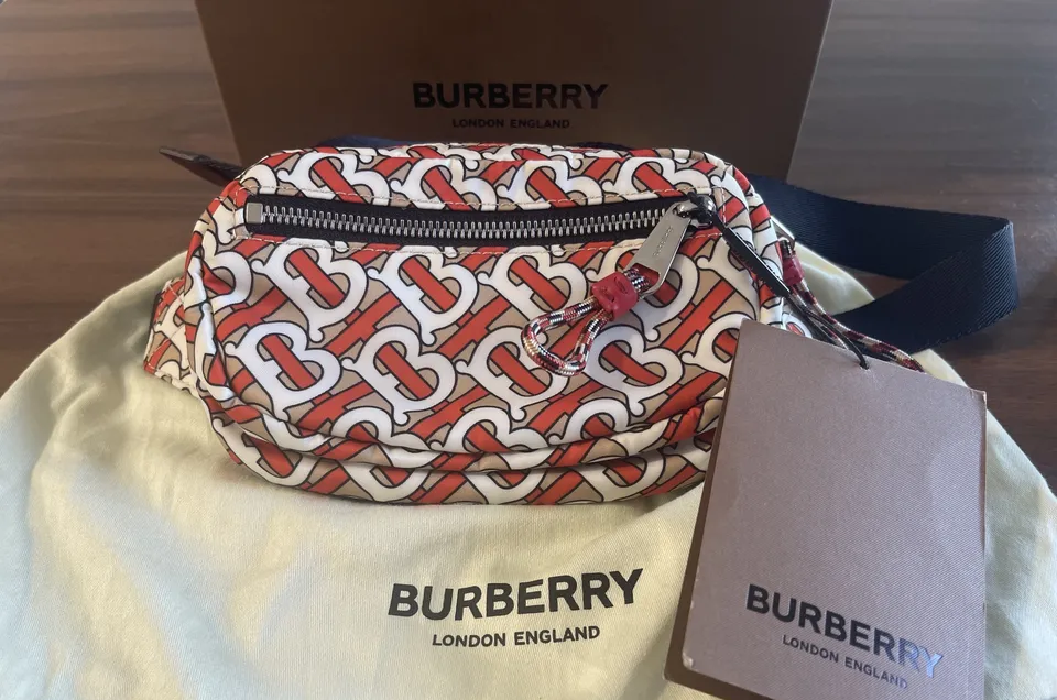 Burberry Nylon Monogram TB Waist Bag