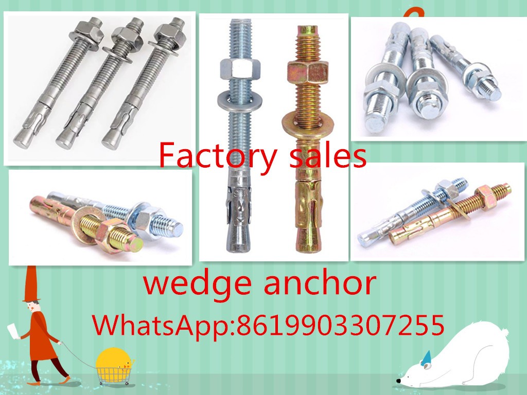 wedge anchor fastener factory support costomization Whatsapp 8619903307255