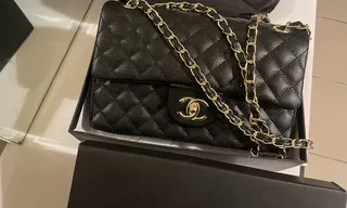 Chanel double flap handbag medium
