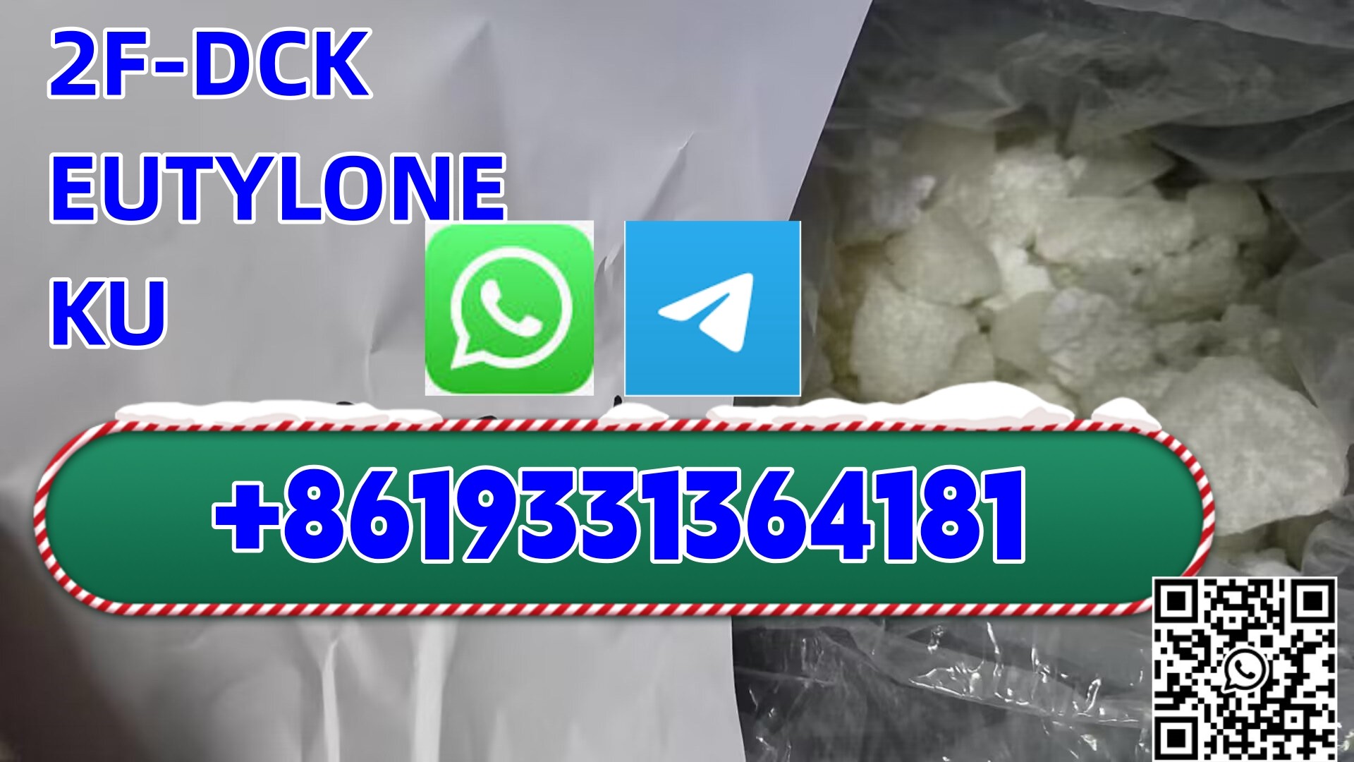 2F-DCK supplier 2fdck 2F EU eutylone KU Ku eu White crystal in stock