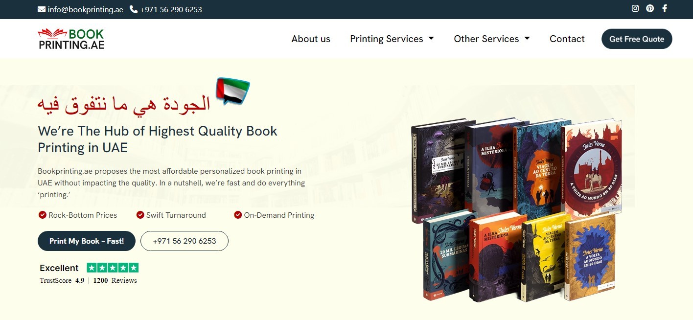 Book Printing Services in Dubai