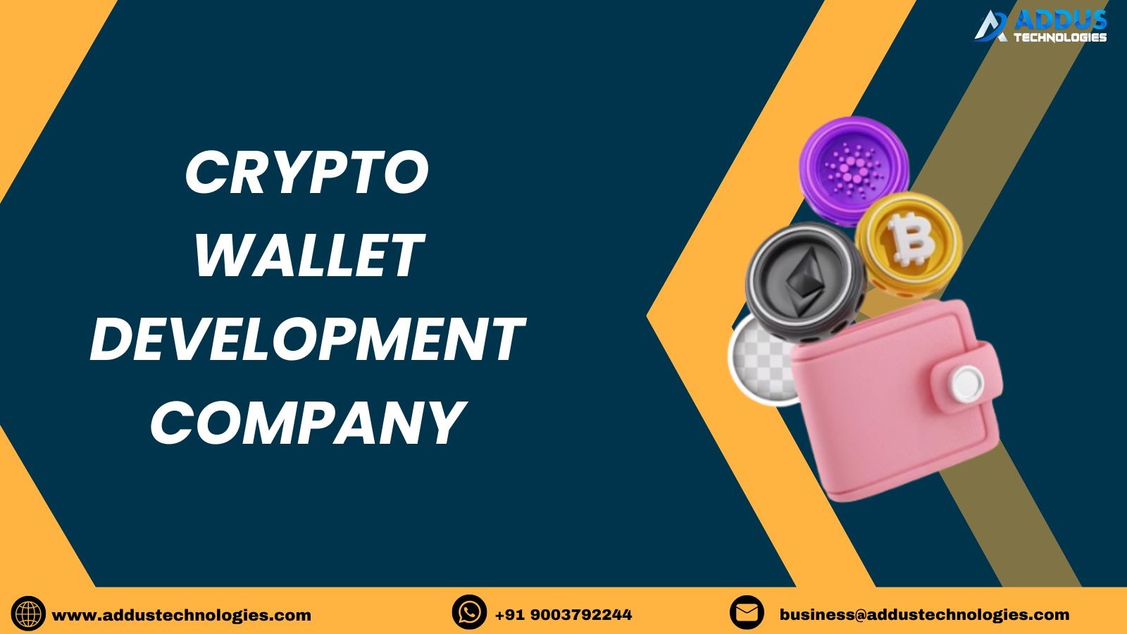 Cryptocurrency wallet development company - Addus Technologies-image