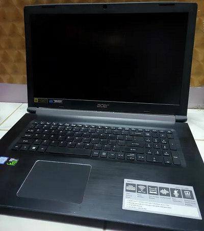 Acer Aspire 7-Core i7 8th gen-DDR4 16GB- Graphics Card Nividia GTX 1050 4G - Games mons