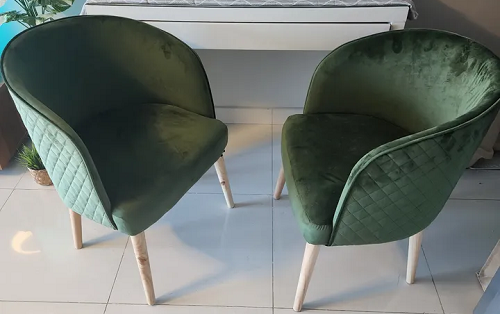Green Velvet Seats