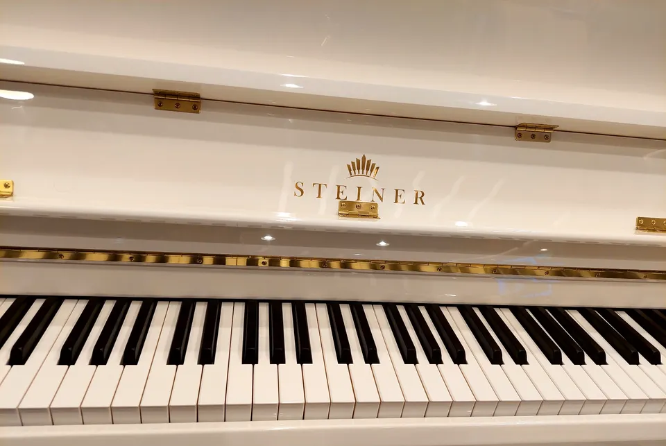 Steiner Piano Brandnew in Pearl White