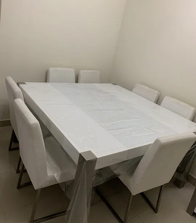 Dining table with 8 chairs-pic_2