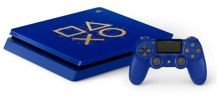 Playstation 4 slim limited edition with controller