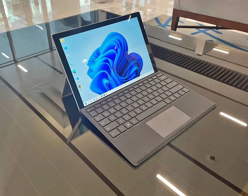 Surface Pro 5 (Core i5) + Keyboard + Charger + Windows 11 - Original Microsoft detachable laptop-pic_1