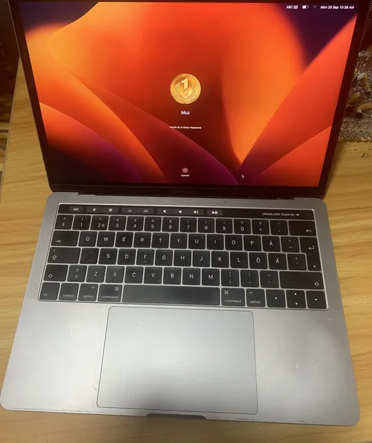 MacBook Pro 2016 13 inches cor i7
