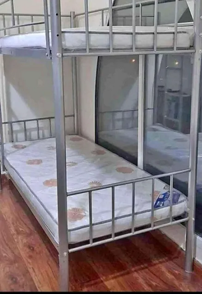 New matreses new singel beds new bunk beds silver colour for sale whole sale price best for bachelor-pic_3