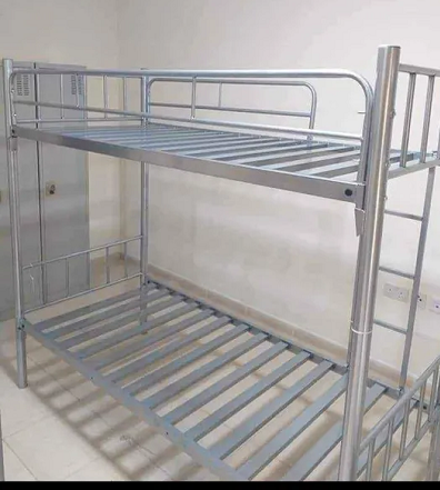 New matreses new singel beds new bunk beds silver colour for sale whole sale price best for bachelor-pic_2