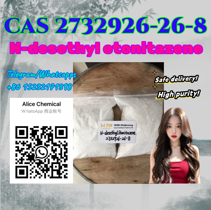 CAS 2732926-26-8 n-desethyl etonitazene	whatsapp/telegram:+86 15232171398