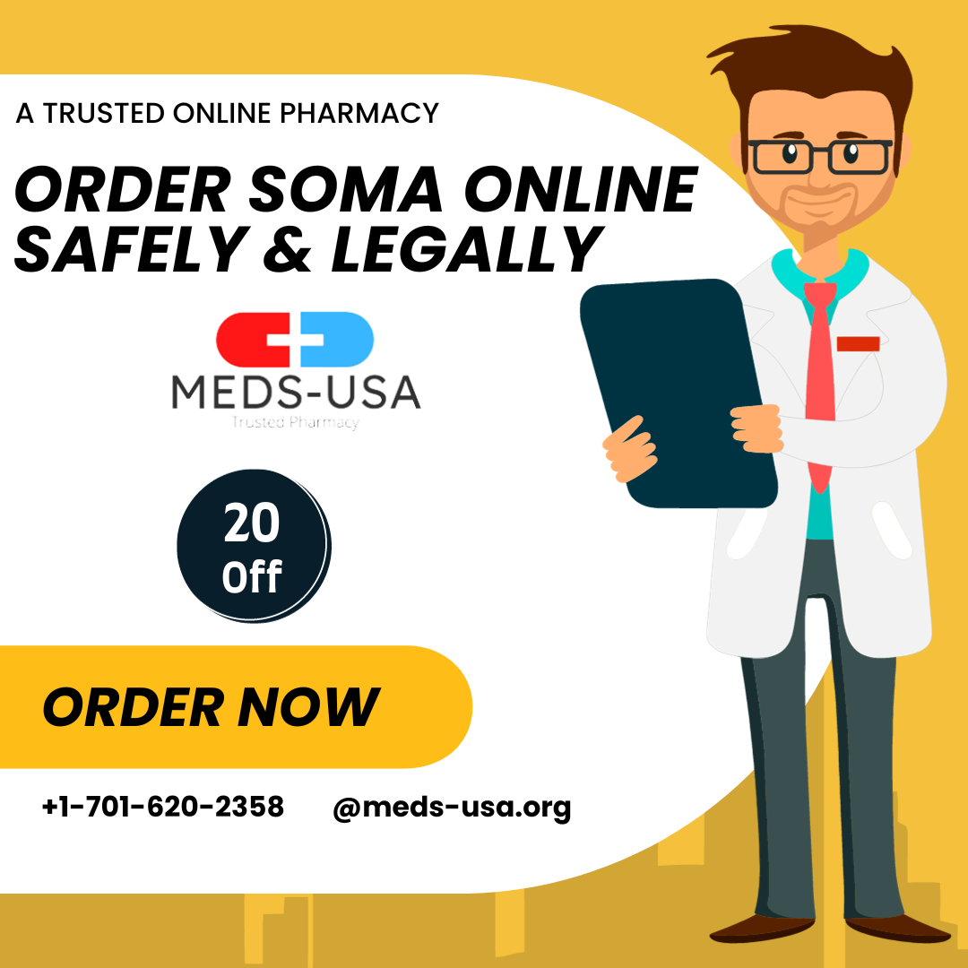 Order Soma online from our trusted online pharmacy-image