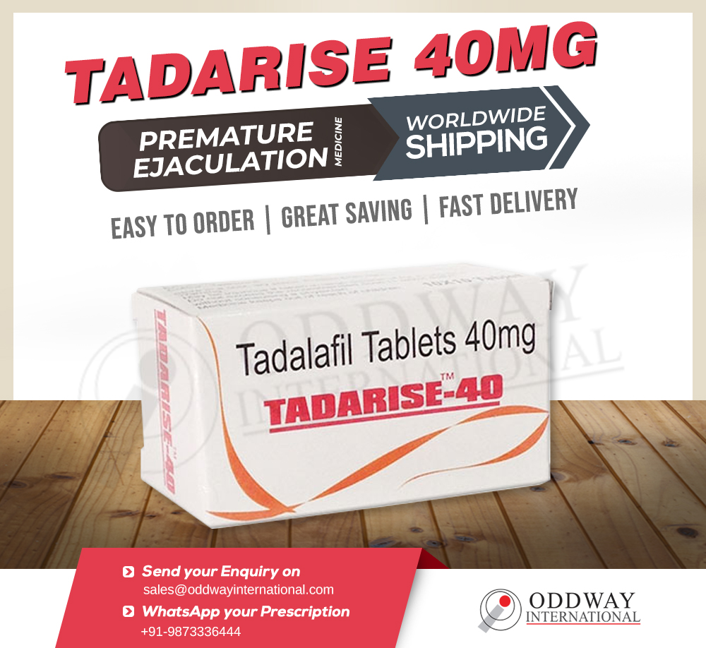 Tadarise 40mg Wholesaler and Bulk Supplier Online