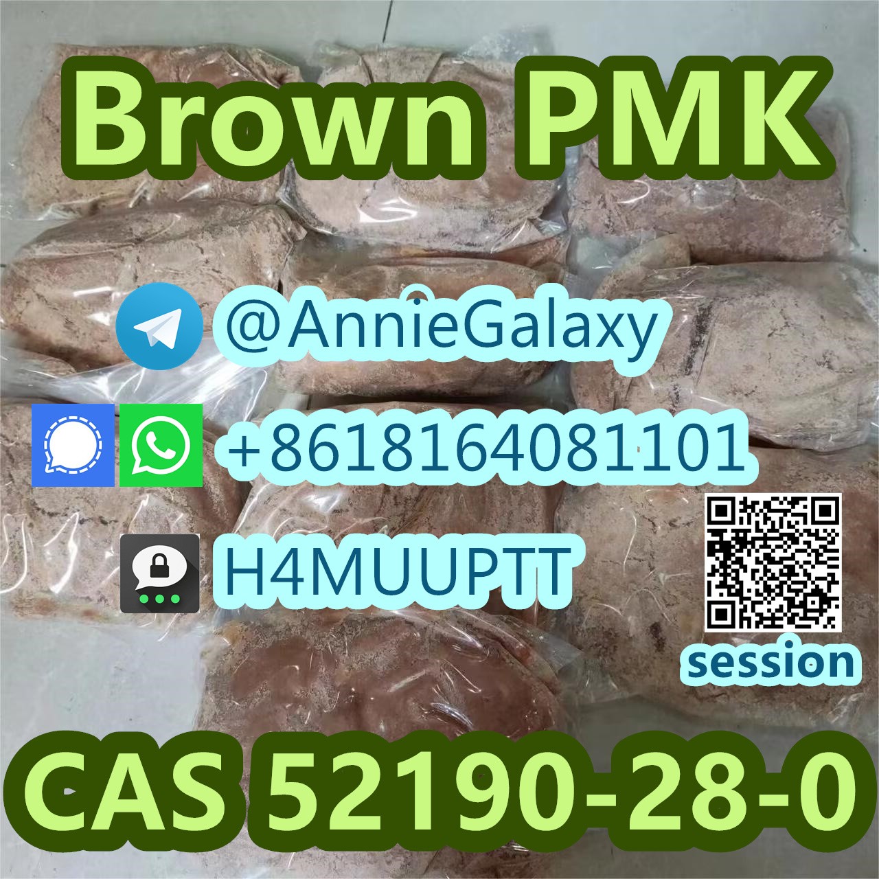 99.9% Purity China Factory Supply Brown PMK CAS 52190-28-0