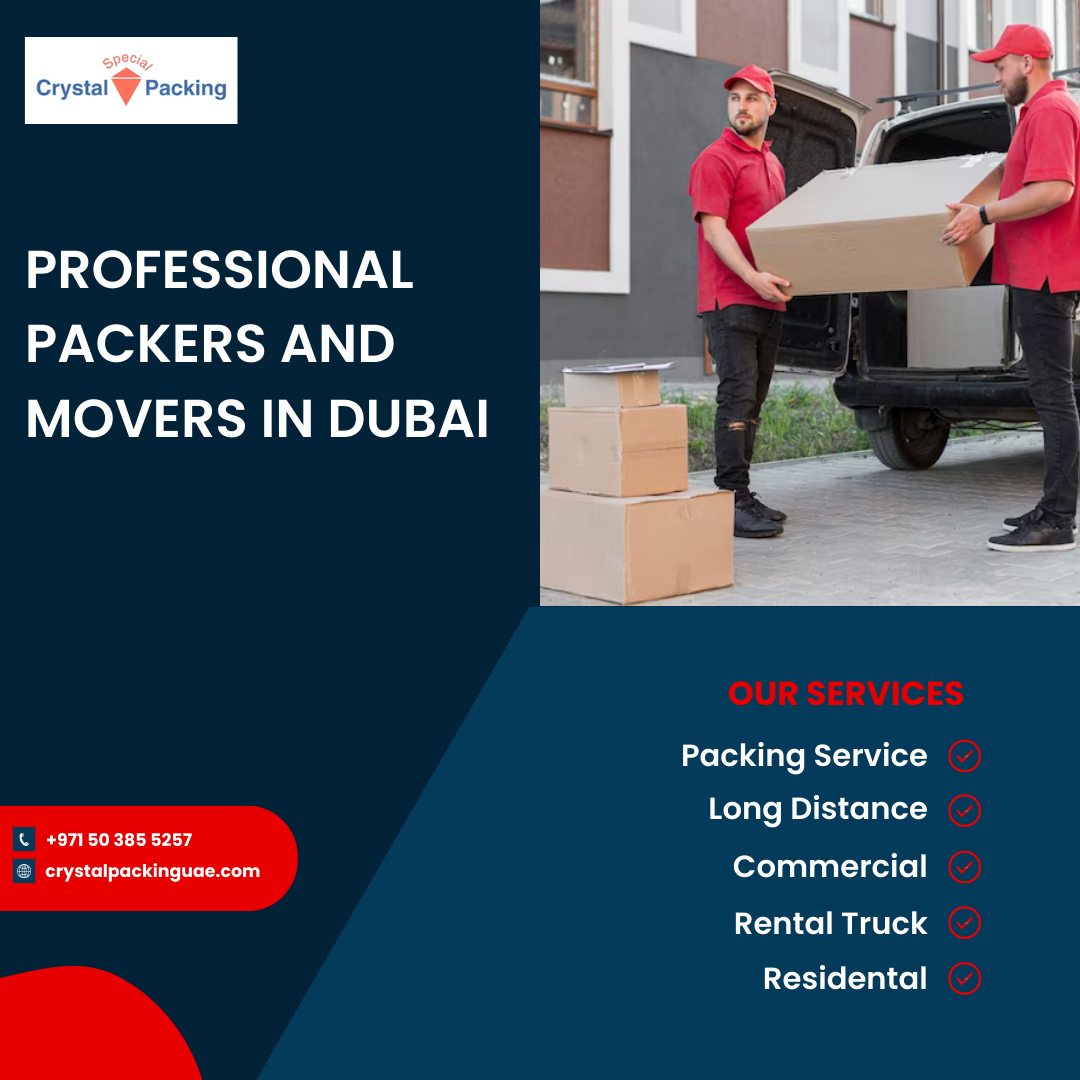Best Movers In Dubai | Crystal Packing