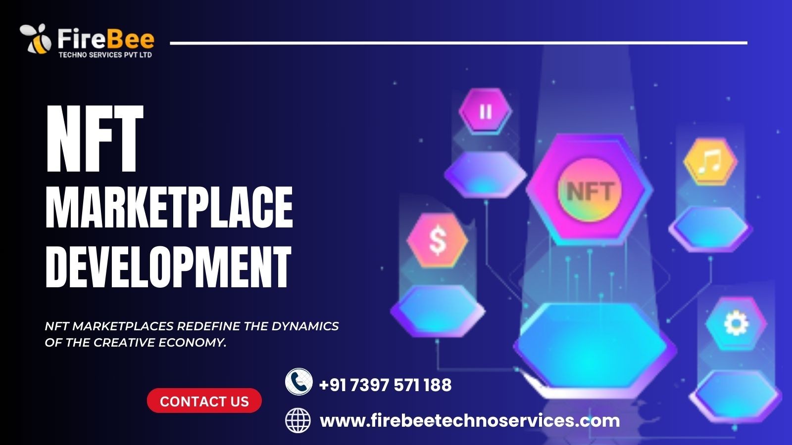 NFT marketplace development company - Firebee Techno Services