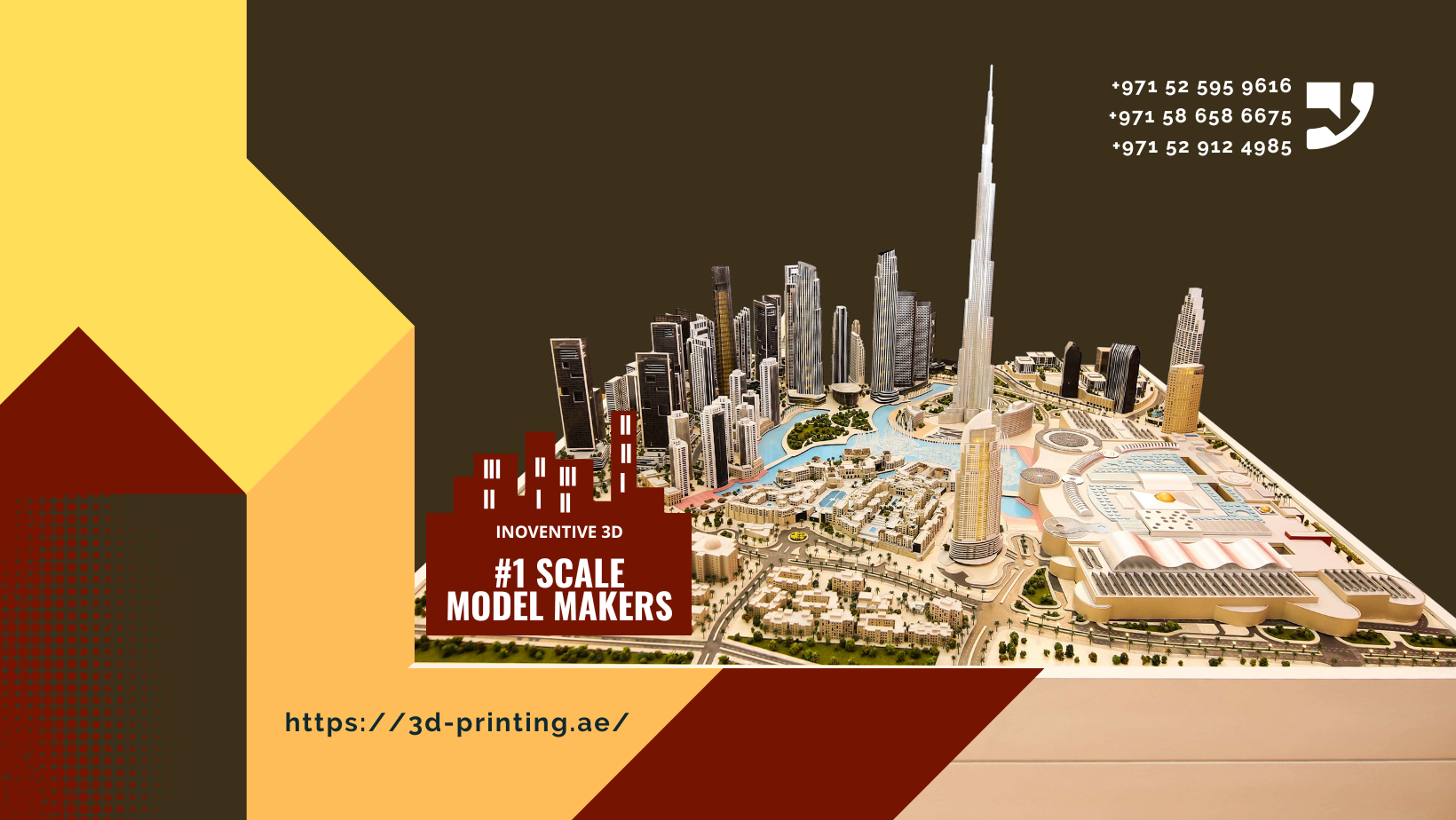Inoventive 3D – the largest Scale model maker with timely on-site installation