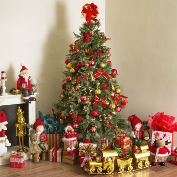Christmas tree 180 with decoration-image