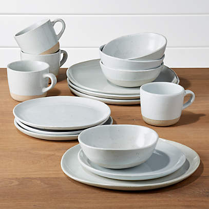 38 crate and barrel dinner set