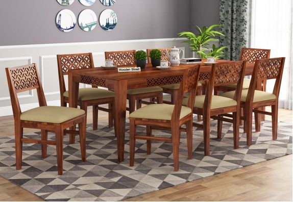 Dinning table and 8 chairs