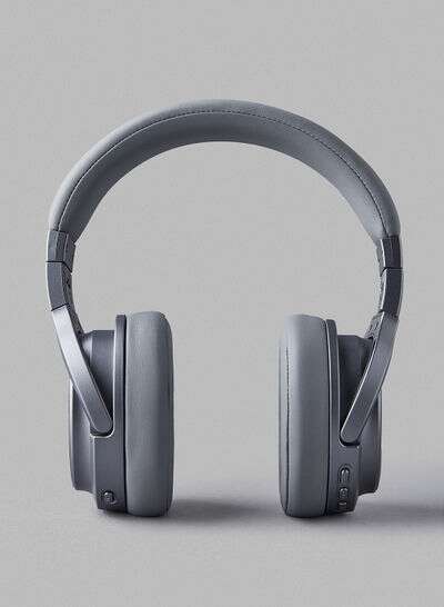 Bluetooth headphone hushover with active noise cancellation