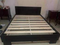Bed and Mattress, queen 190cm× 150cm