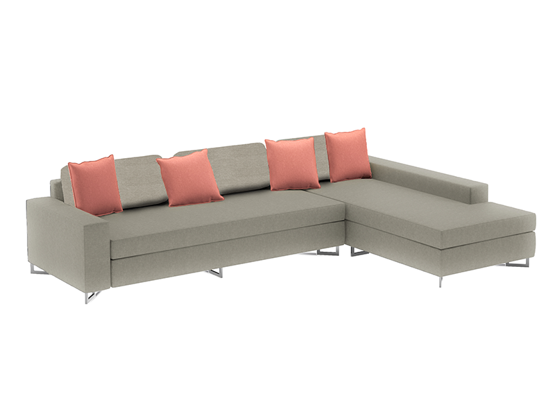 THE ONE L Shape Sofa Set (like new)