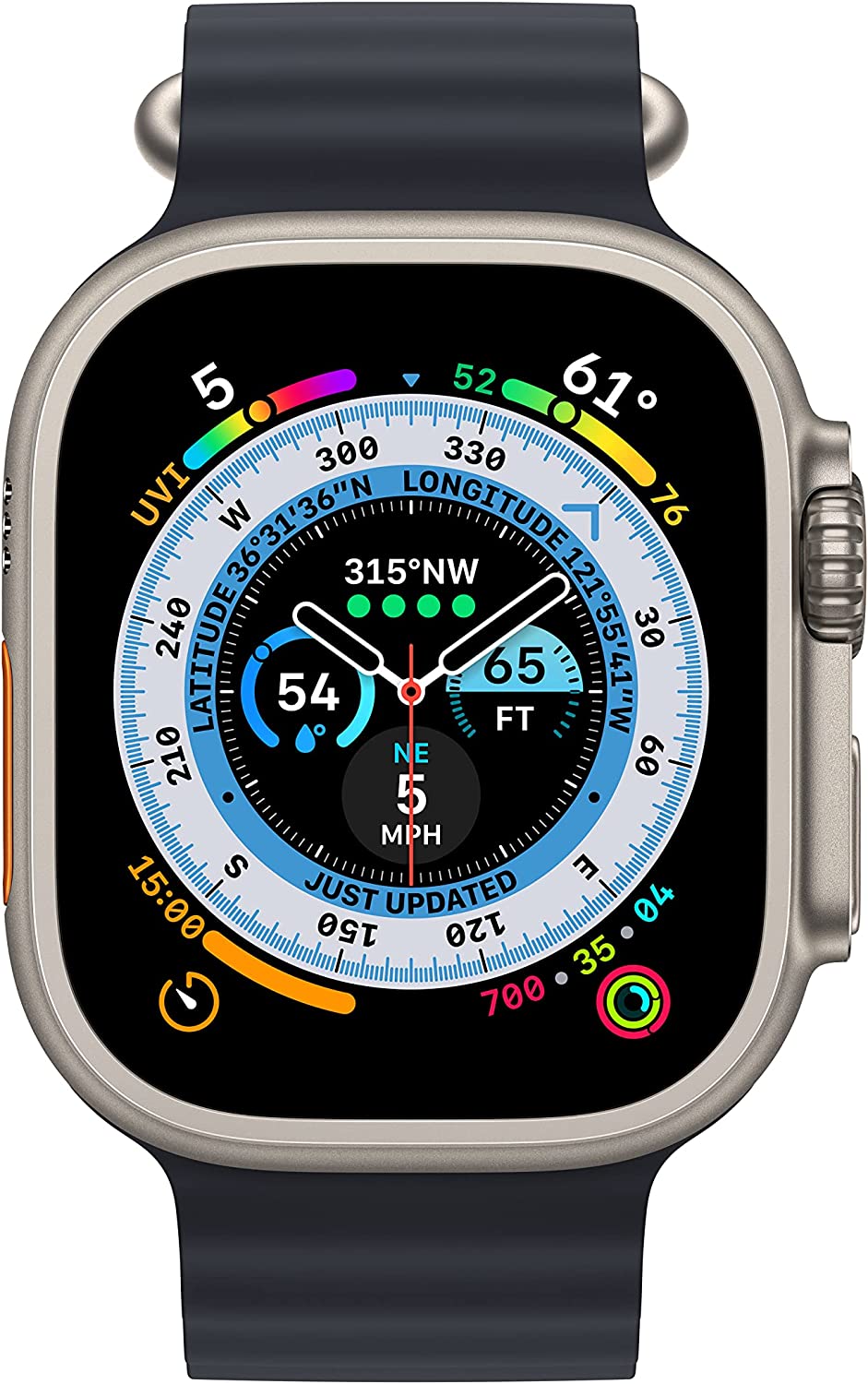 Apple Watch Ultra 49MM GPS+CELLULAR Midnight Ocean Band Brand New