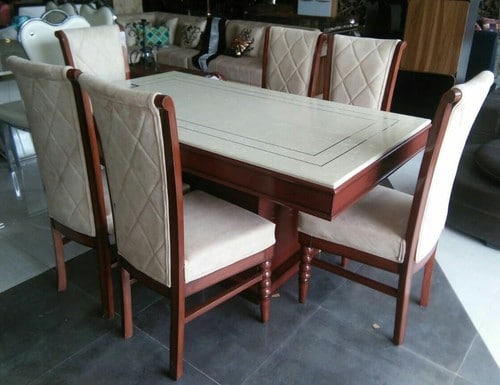 Dining table with 6 Chairs from TheOne Excellent Condiion-image