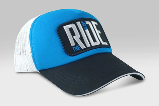 Ride Cap - Blue/Black &amp; White | L