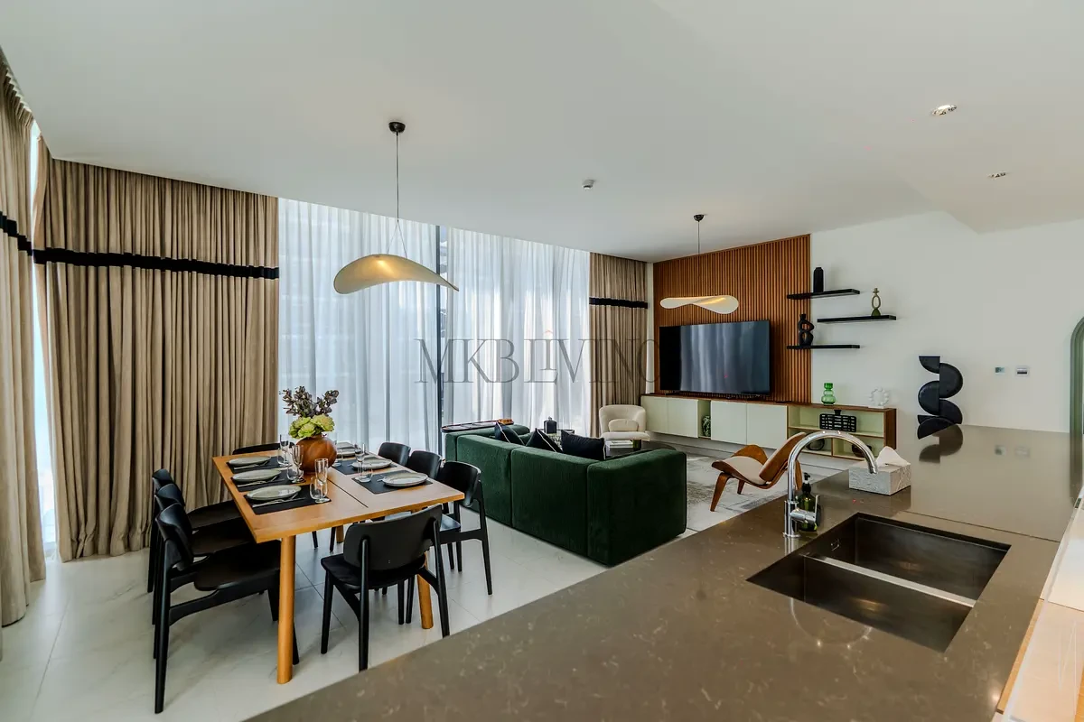 Luxury 3BR + Maid Apartment in District One | Near Downtown Dubai
